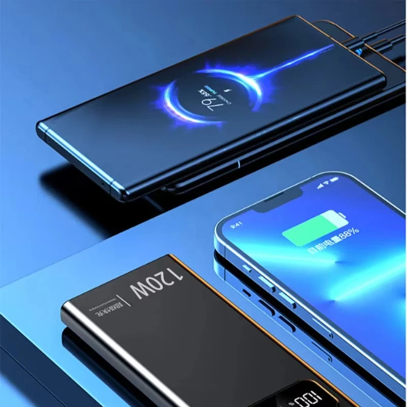120W 200000mAh Power Bank β Super Fast Charging