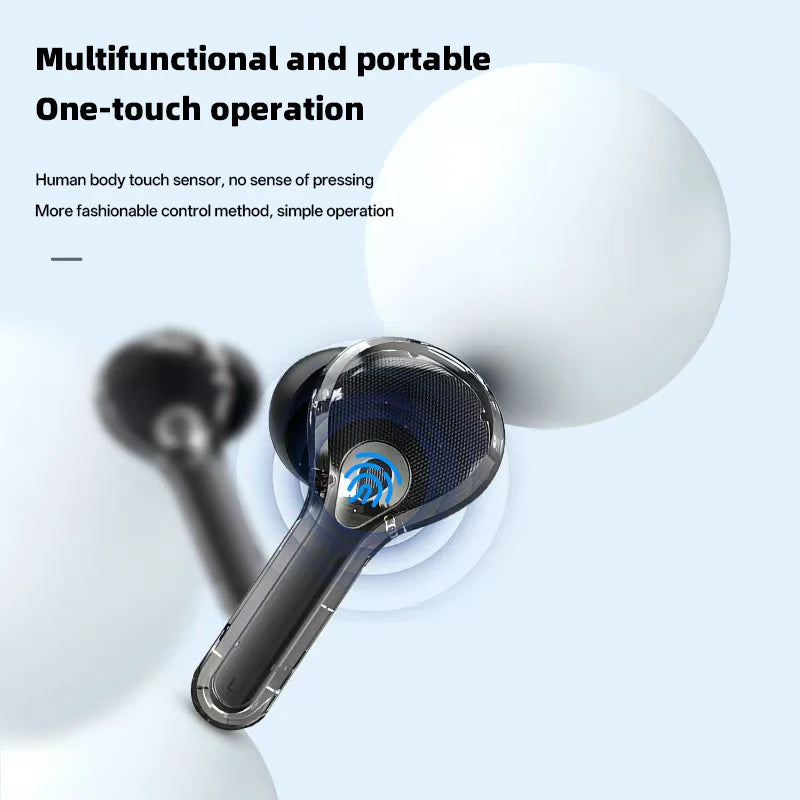 Smart Touch Wireless Bluetooth Earphones
