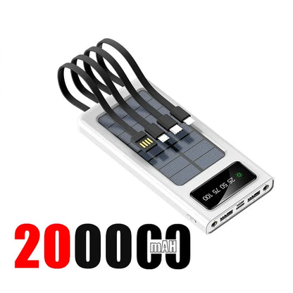 200000mAh Solar Power Bank