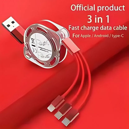 ⚡ 3-in-1  Fast Charging Cable